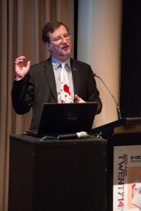 Ted presenting at ANZFSS 2014